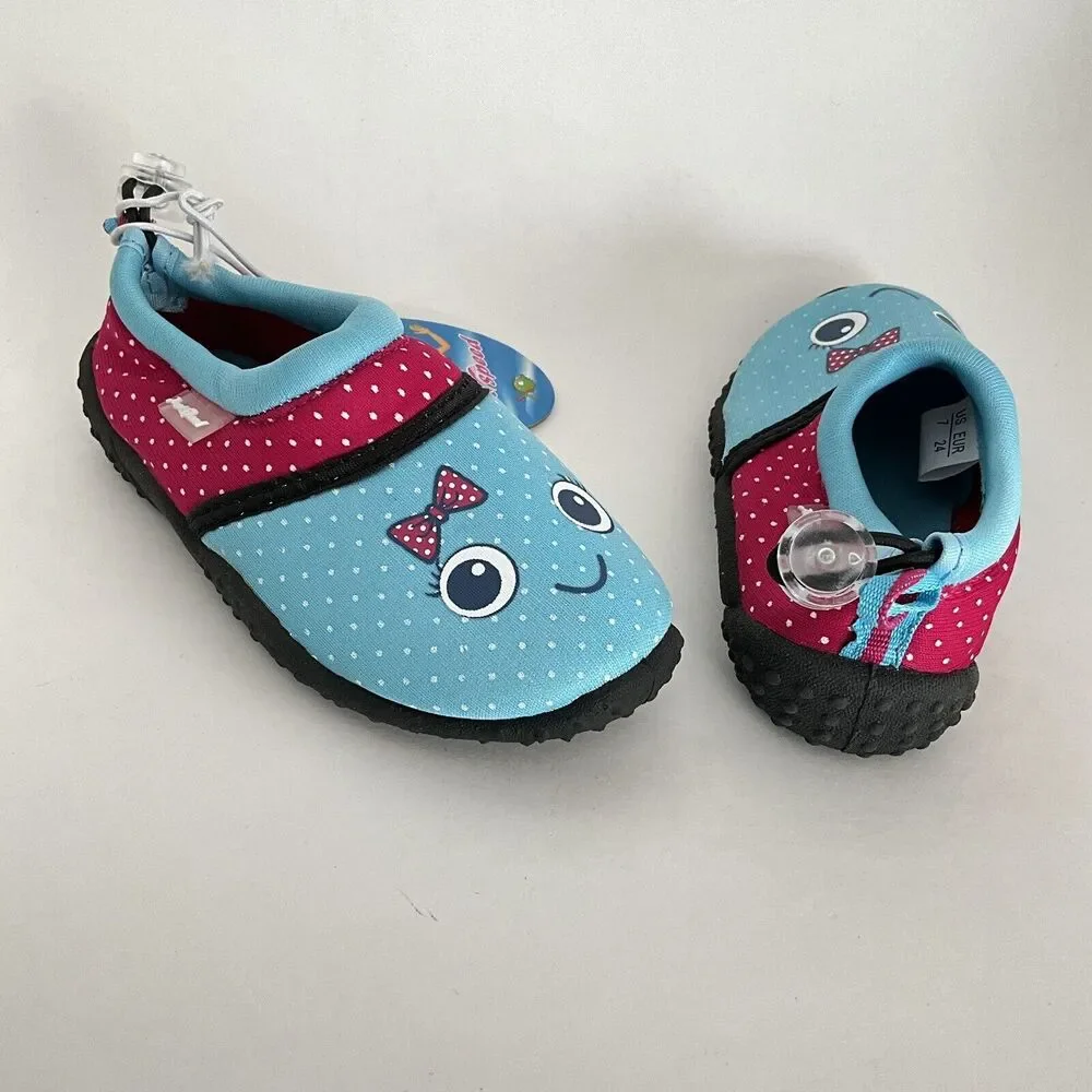 Just Speed Water Shoe Quick Dry Beach Pool Blue Kids 8